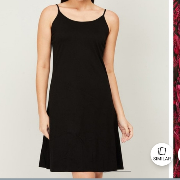 Melange Black & Red Floral Print A-Line Black Detachable Spaghetti Ethnic Dress - Picture 6 of 11